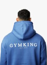Gym King Established Hood Cobalt Blue Men Clothing J2PFB219 - Image 12