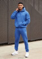 Gym King Established Hood Cobalt Blue Men Clothing J2PFB219 - Image 5
