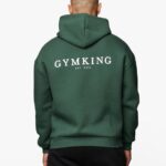 Gym King Established Hood Racing Green Men Clothing J2PFB223