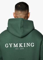 Gym King Established Hood Racing Green Men Clothing J2PFB223 - Image 6