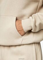 Gym King Established Hood Sandstone Men Clothing J2PFB221 - Image 5