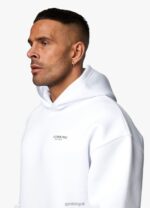 Gym King Established Hood White Men Clothing J2PFB222 - Image 3