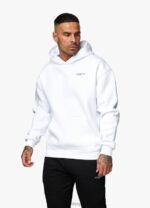 Gym King Established Hood White Men Clothing J2PFB222 - Image 8