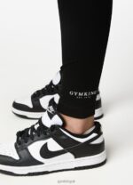 Gym King Established Jersey Legging Black/White Women Clothing J2PFB320 - Image 7