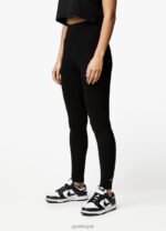 Gym King Established Jersey Legging Black/White Women Clothing J2PFB320 - Image 8