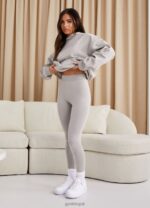 Gym King Established Jersey Legging Dusky Sage Women Clothing J2PFB319 - Image 8