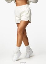 Gym King Established Jersey Short Cream Women Clothing J2PFB523 - Image 7