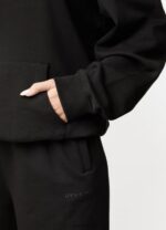 Gym King Established Relaxed Fit Hood Black Women Clothing J2PFB616 - Image 5