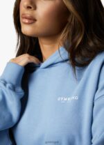 Gym King Established Relaxed Fit Hood Coastal Blue Women Clothing J2PFB613 - Image 4
