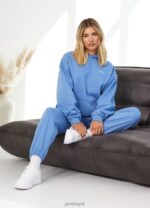 Gym King Established Relaxed Fit Hood Coastal Blue Women Clothing J2PFB613 - Image 9