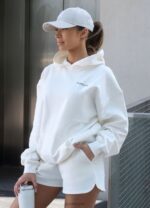 Gym King Established Relaxed Fit Hood Cream Women Clothing J2PFB617 - Image 2