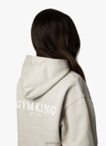 Gym King Established Relaxed Fit Hood Dusky Sage Women Clothing J2PFB362 - Image 6