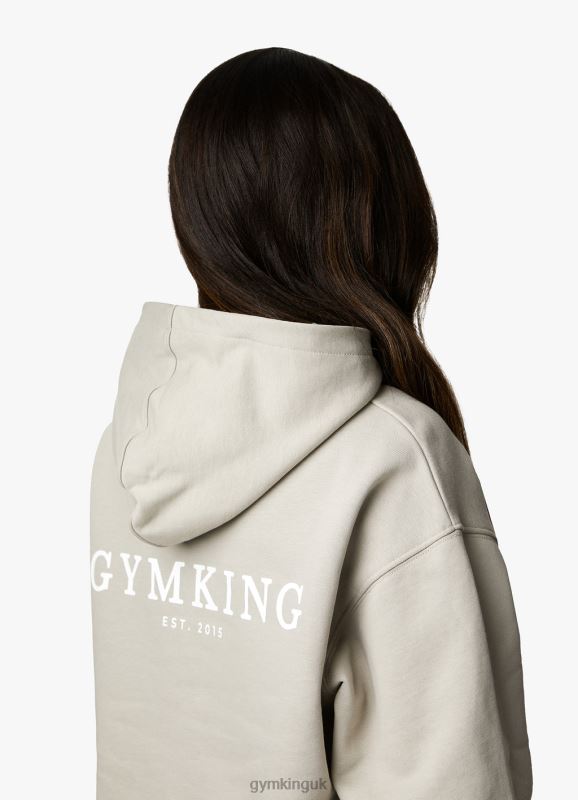 Gym King Established Relaxed Fit Hood Dusky Sage Women Clothing J2PFB362 - Image 6