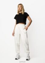 Gym King Established Relaxed Fit Jogger Cream Women Clothing J2PFB597 - Image 12