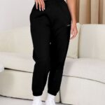 Gym King Established Relaxed Jogger Black/White Women Clothing J2PFB598