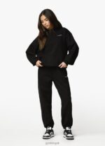 Gym King Established Relaxed Jogger Black/White Women Clothing J2PFB598 - Image 4