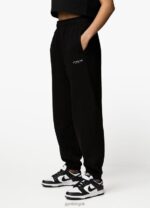 Gym King Established Relaxed Jogger Black/White Women Clothing J2PFB598 - Image 5