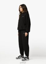 Gym King Established Relaxed Jogger Black/White Women Clothing J2PFB598 - Image 10