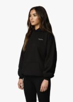 Gym King Established Relaxed Tracksuit Black/White Women Clothing J2PFB572 - Image 4