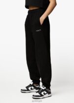 Gym King Established Relaxed Tracksuit Black/White Women Clothing J2PFB572 - Image 6