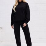 Gym King Established Relaxed Tracksuit Black Women Clothing J2PFB576