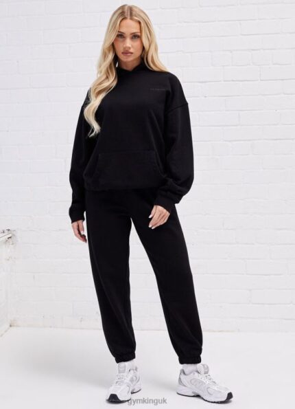 Gym King Established Relaxed Tracksuit Black Women Clothing J2PFB576