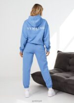 Gym King Established Relaxed Tracksuit Coastal Blue Women Clothing J2PFB571 - Image 2