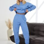 Gym King Established Relaxed Tracksuit Coastal Blue Women Clothing J2PFB571