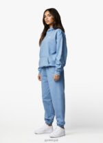 Gym King Established Relaxed Tracksuit Coastal Blue Women Clothing J2PFB571 - Image 7