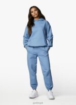 Gym King Established Relaxed Tracksuit Coastal Blue Women Clothing J2PFB571 - Image 8