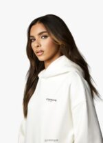 Gym King Established Relaxed Tracksuit Cream Women Clothing J2PFB569 - Image 13