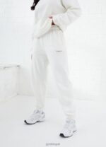 Gym King Established Relaxed Tracksuit Cream Women Clothing J2PFB569 - Image 14