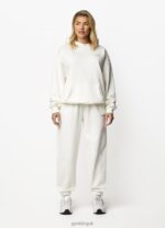 Gym King Established Relaxed Tracksuit Cream Women Clothing J2PFB569 - Image 17