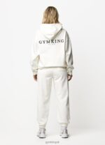 Gym King Established Relaxed Tracksuit Cream Women Clothing J2PFB569 - Image 19