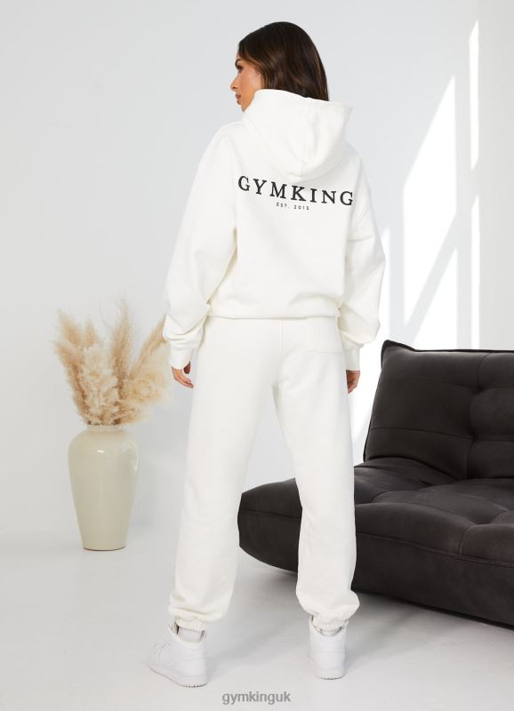 gym_king_established_relaxed_tracksuit_cream_women_clothing_j2pfb569.jpg Gym King Established Relaxed Tracksuit Cream Women Clothing J2PFB569 - Image 1