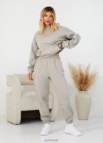 Gym King Established Relaxed Tracksuit Dusky Sage Women Clothing J2PFB570 - Image 4