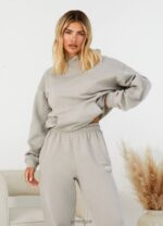 Gym King Established Relaxed Tracksuit Dusky Sage Women Clothing J2PFB570 - Image 5