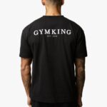 Gym King Established Tee Black Men Clothing J2PFB73