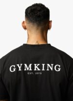 Gym King Established Tee Black Men Clothing J2PFB73 - Image 4