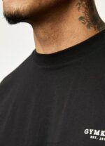 Gym King Established Tee Black Men Clothing J2PFB73 - Image 8