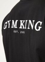 Gym King Established Tee Black Men Clothing J2PFB73 - Image 10