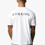 Gym King Established Tee White Men Clothing J2PFB72