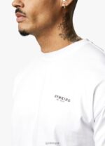 Gym King Established Tee White Men Clothing J2PFB72 - Image 3