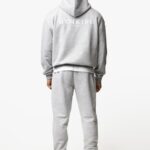 Gym King Established Tracksuit Light Grey Marl Men Clothing J2PFB252