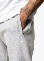 Gym King Established Tracksuit Light Grey Marl Men Clothing J2PFB252 - Image 6