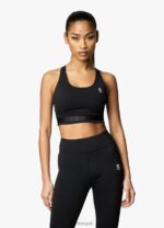 Gym King Flare Sports Bra Black Women Clothing J2PFB582 - Image 9