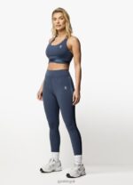 Gym King Flare Sports Bra Navy Women Clothing J2PFB536 - Image 3