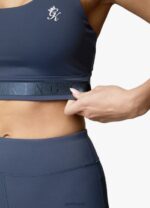 Gym King Flare Sports Bra Navy Women Clothing J2PFB536 - Image 4
