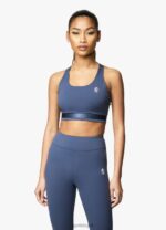 Gym King Flare Sports Bra Navy Women Clothing J2PFB536 - Image 5