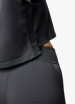 Gym King Flare Ss Tee Black Women Clothing J2PFB428 - Image 4